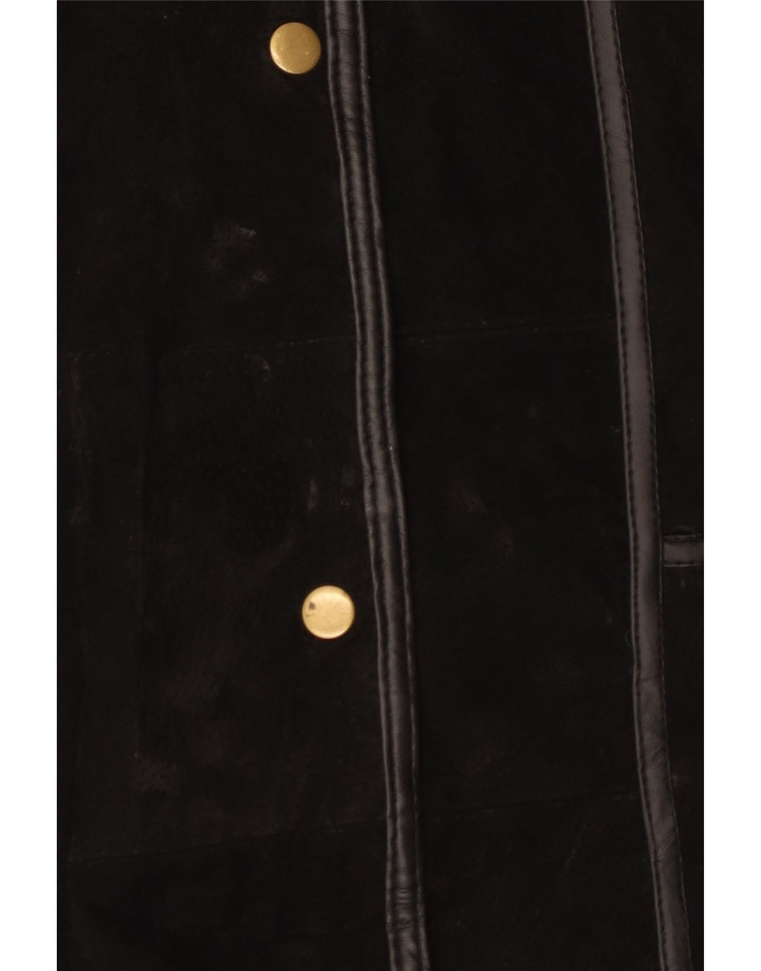 Neuville Chaqueta de ante para mujer UK 36/28 5XL Cuero negro