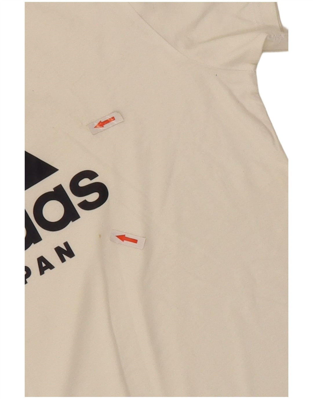 Adidas Hombre Camiseta Gráfica Top Mediano Blanco