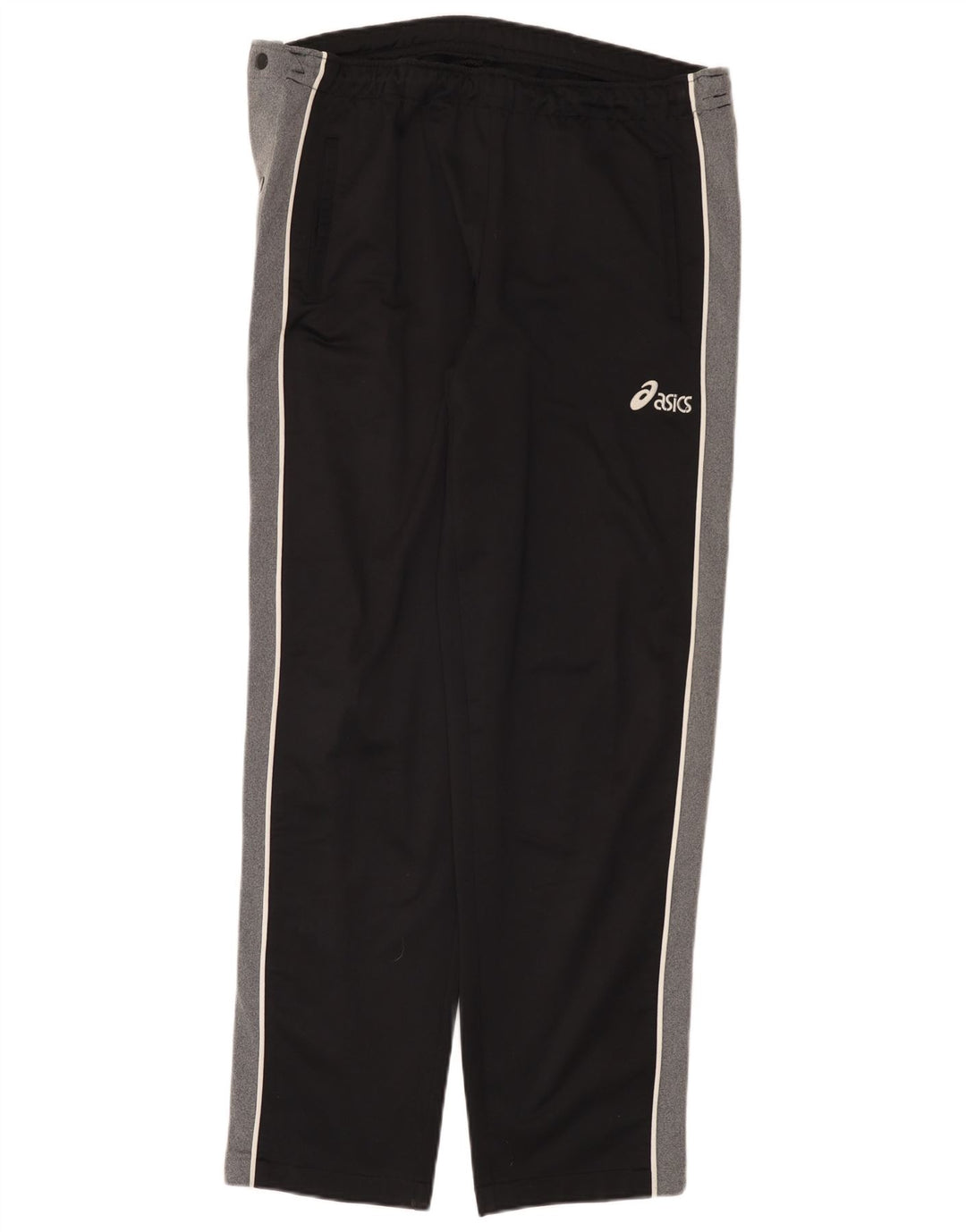 Asics Hombre Pantalones De Chándal Medium Black Colourblock