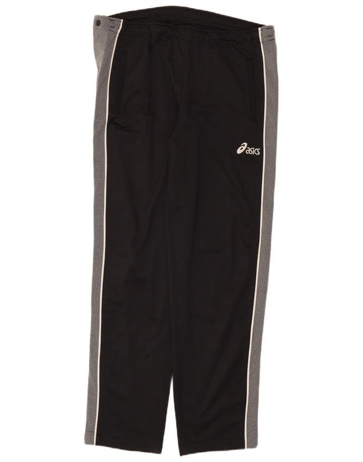 Asics Hombre Pantalones De Chándal Medium Black Colourblock
