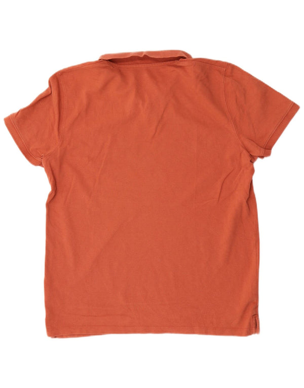 Wrangler Polo Hombre Grande Naranja Algodón