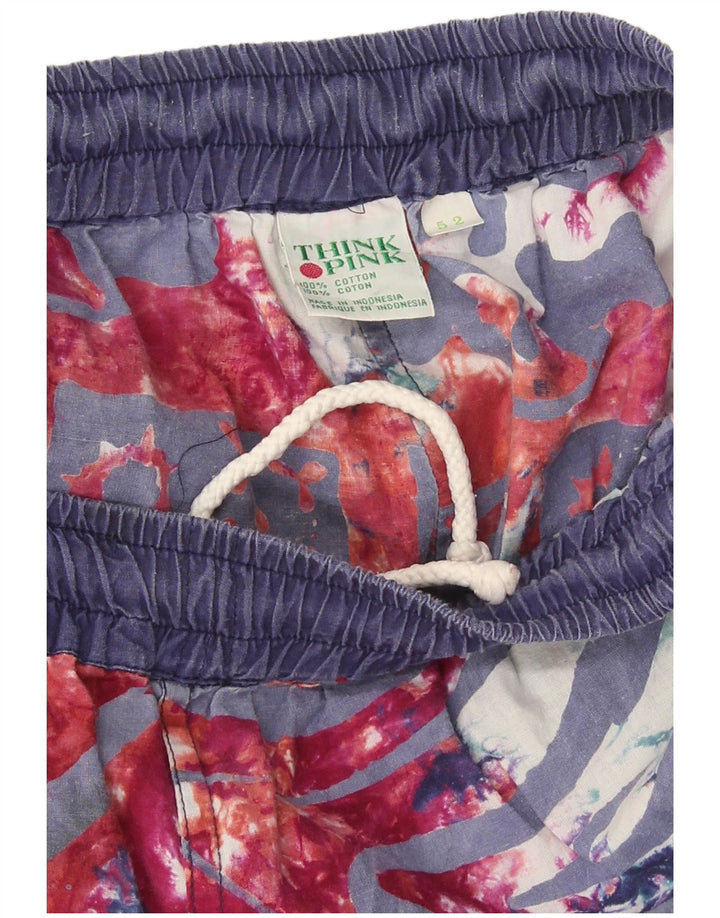 Pantalones de chándal para mujer Think Pink IT 52 2XL W32 Multicolor