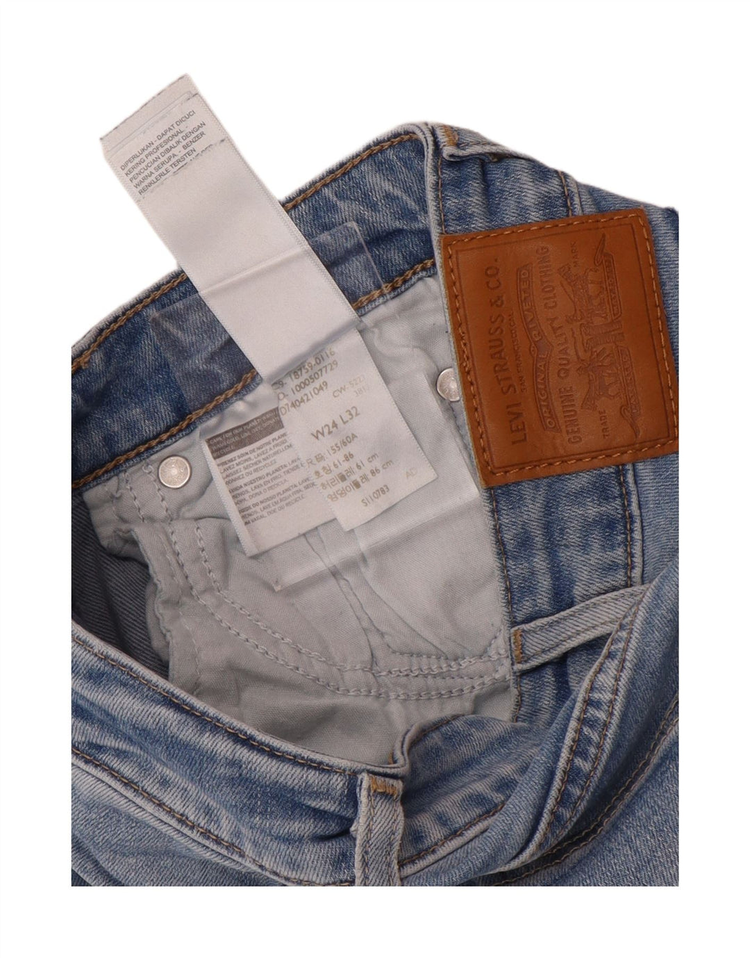 Levi's Vaqueros Bootcut De Talle Alto 725 Para Mujer W24 L28 Algodón Azul