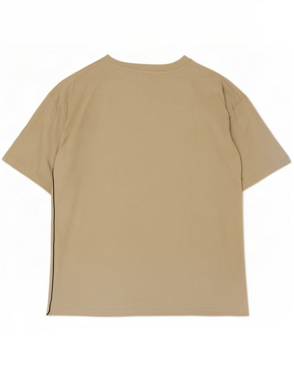 Reebok Camiseta gráfica para hombre Top Algodón beige medio