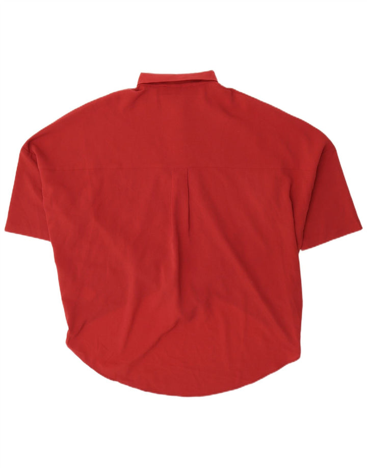 French Connection Blusa de manga corta para mujer UK 46 L Rojo