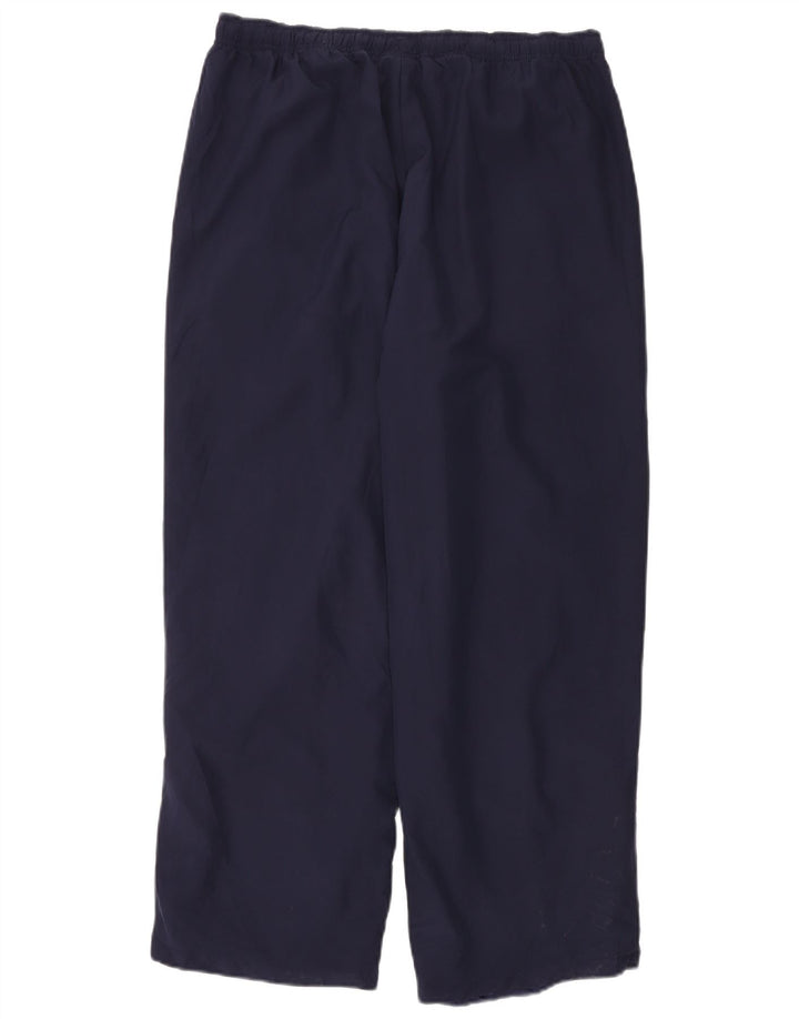 PUMA Pantalón de chándal para hombre, talla grande, poliéster azul marino