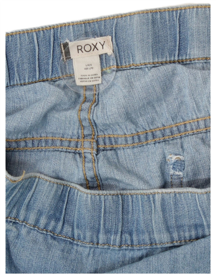 Pantalones Cortos De Mezclilla Roxy Para Mujer Grande W34 Algodón Azul
