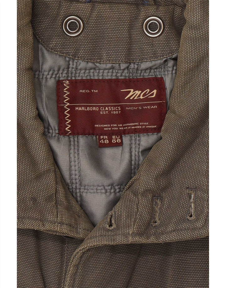 Marlboro Classics Chaqueta utilitaria para hombre EU 56 3XL Algodón gris