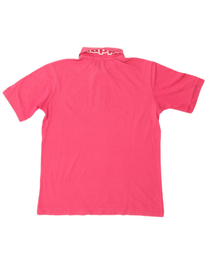 Kappa Polo Gráfico Hombre De Algodón Rosa Medio