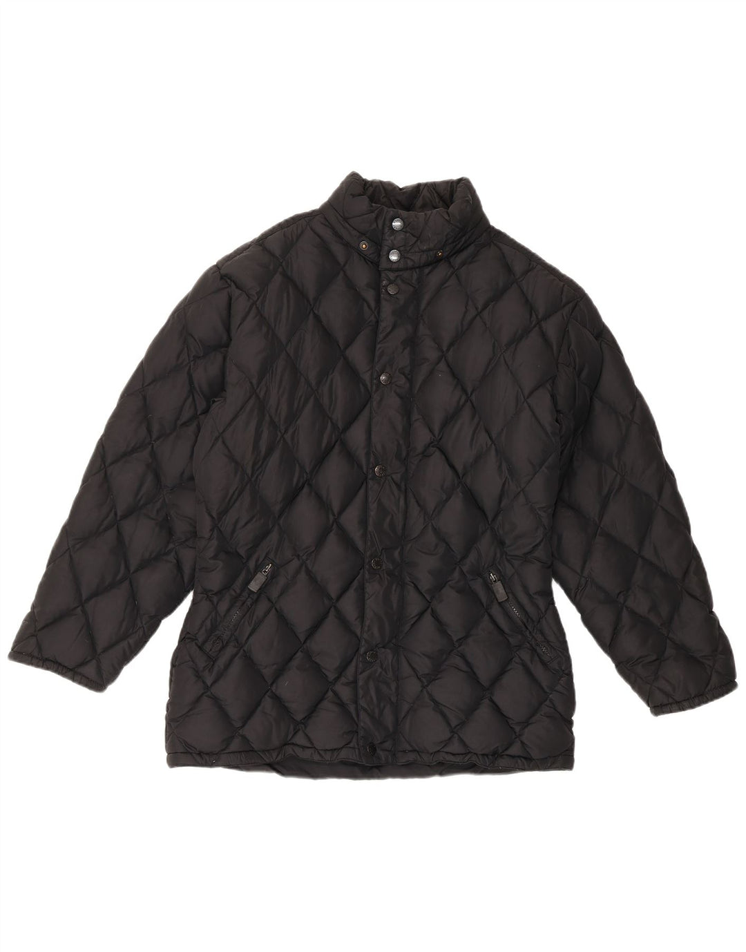 Alberto Aspesi Chaqueta acolchada para mujer UK 36 Small Black