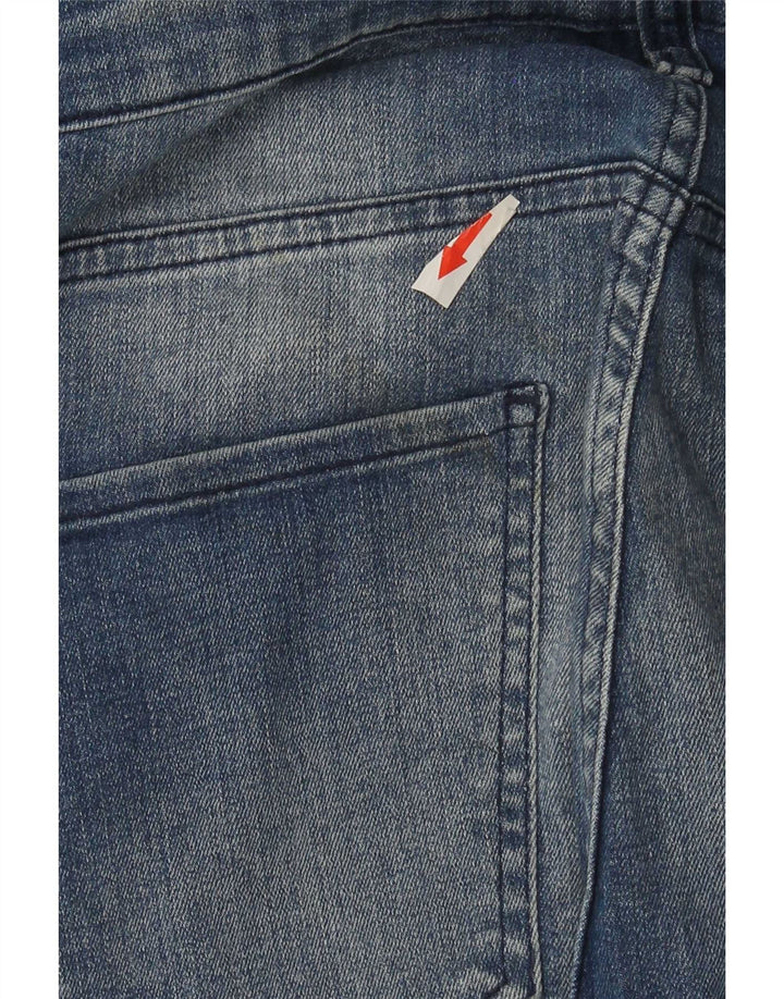 Zara Jeans ajustados desgastados para hombre EU 40 Medium W31 L28 Bloque de color azul