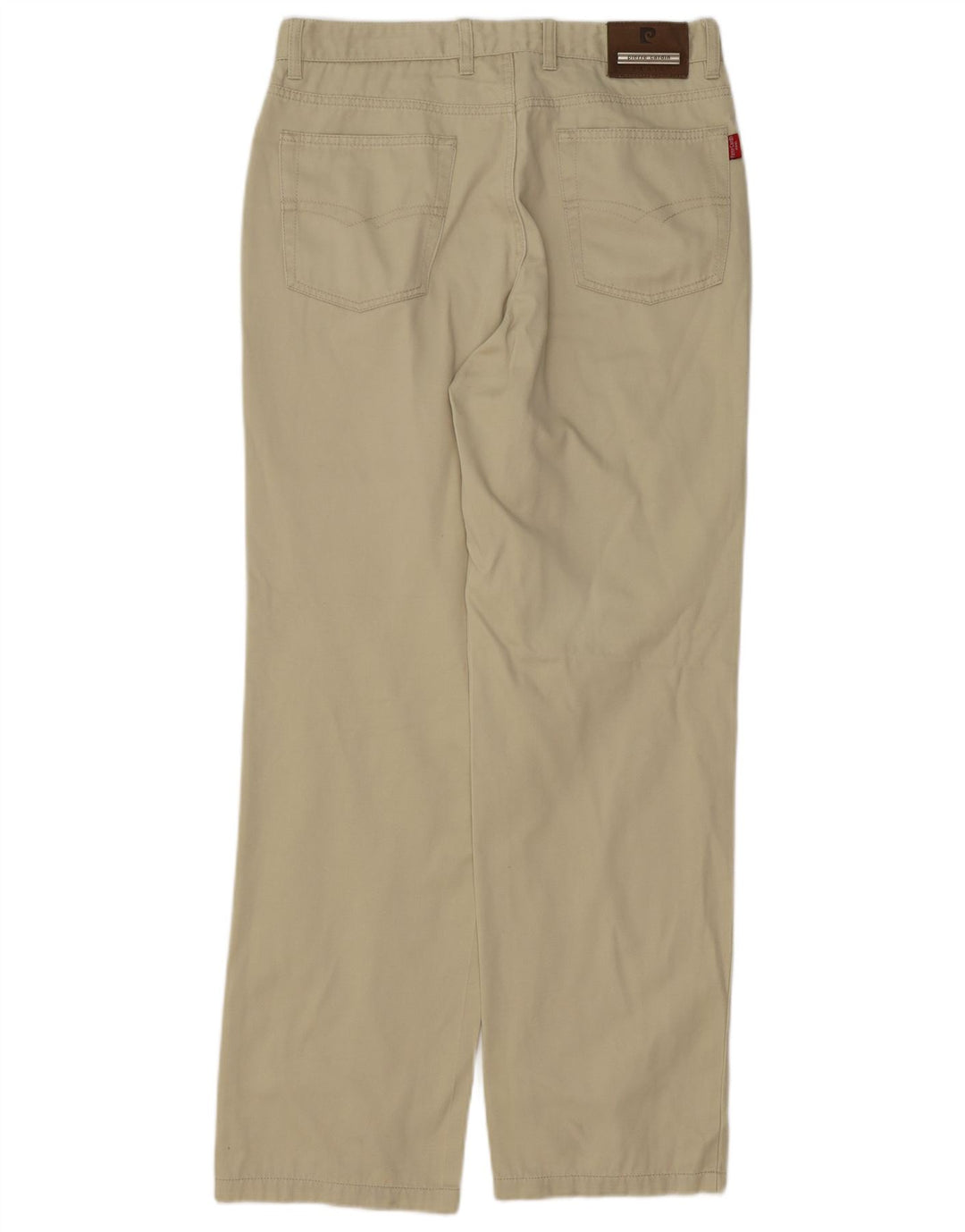 PIERRE CARDIN Pantalones rectos informales para hombre W32 L31 Beige