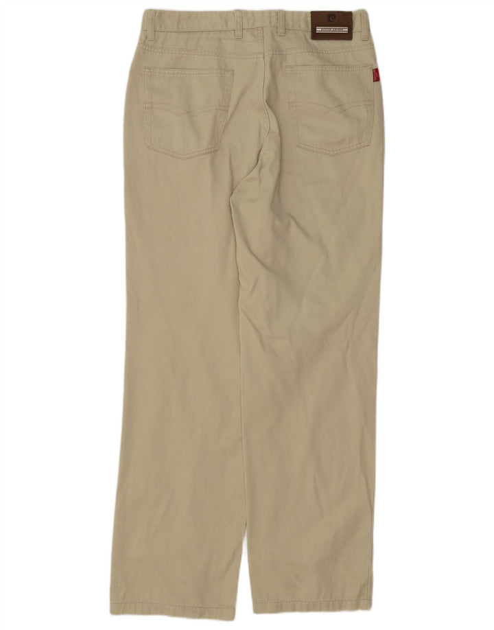 PIERRE CARDIN Pantalones rectos informales para hombre W32 L31 Beige