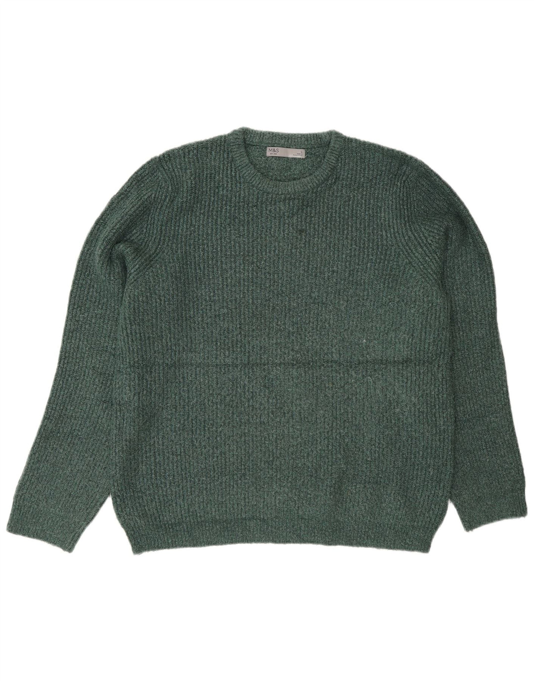 Marks & Spencer Jersey De Cuello Redondo Para Hombre Acrílico Verde Grande