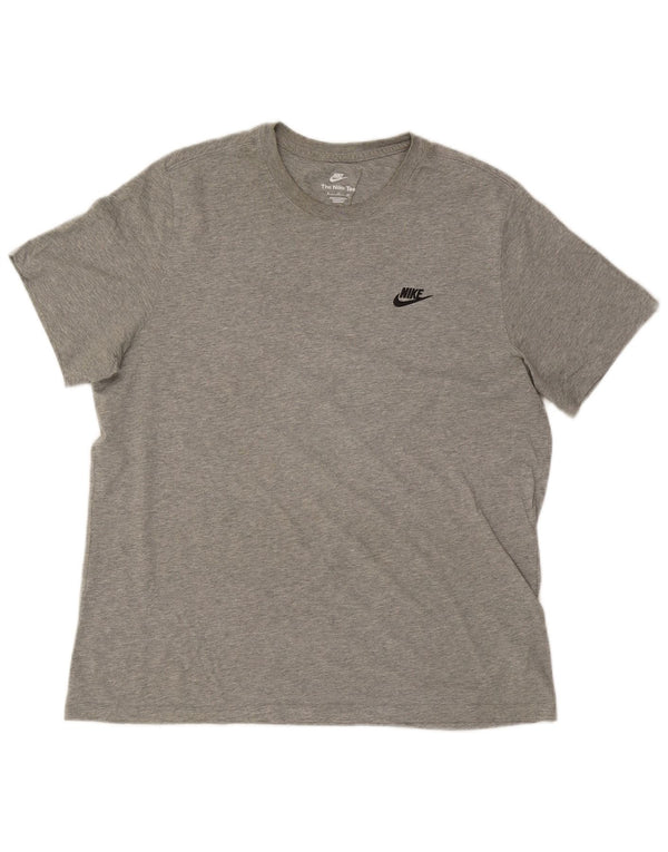Camiseta Nike Hombre Top XL Gris Algodón