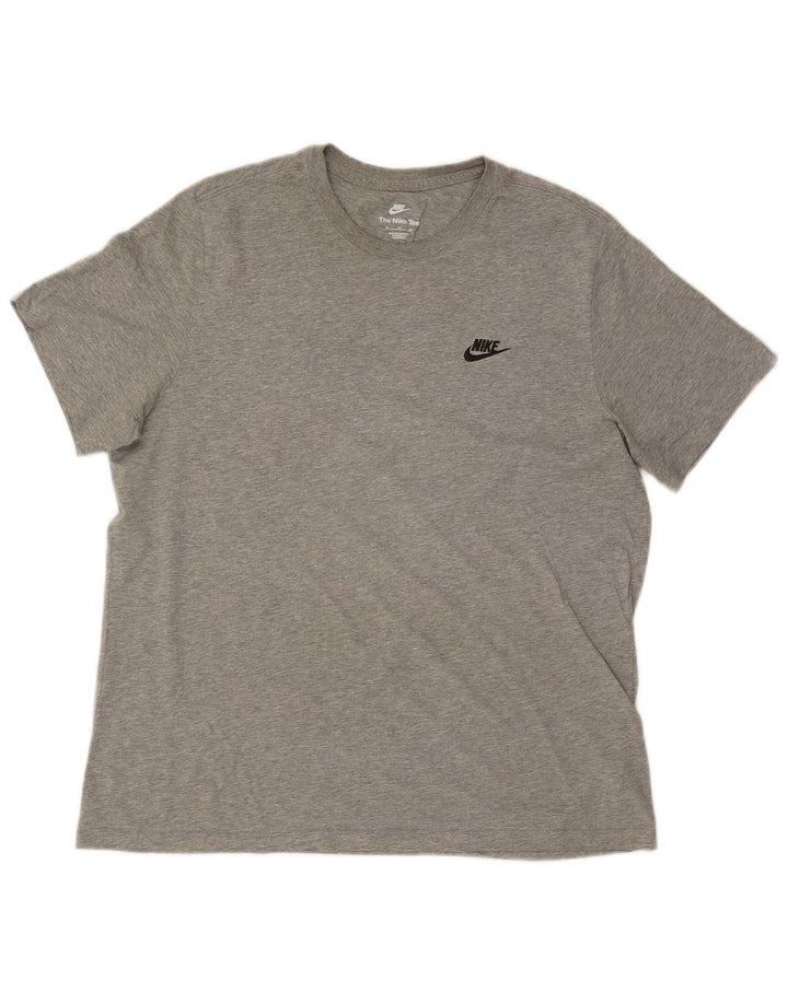 Camiseta Nike Hombre Top XL Gris Algodón