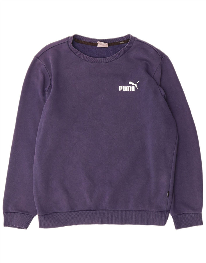 Puma Hombre Sudadera Jumper Small Azul Marino Algodón