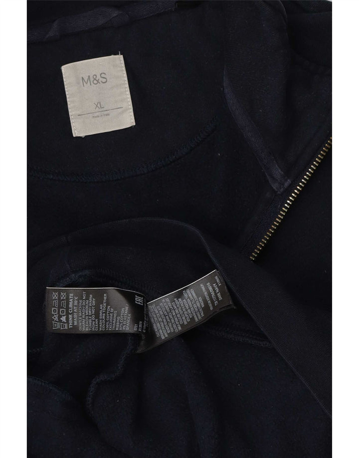 Marks & Spencer Chaqueta de Chándal para Hombre XL Algodón Azul Marino