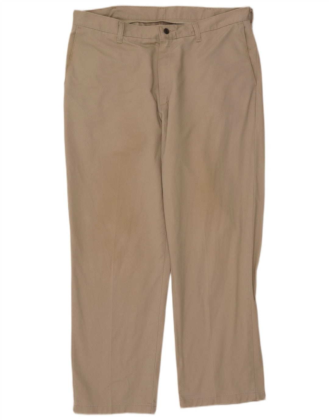 LEE Pantalón chino recto para hombre W38 L30 Algodón beige