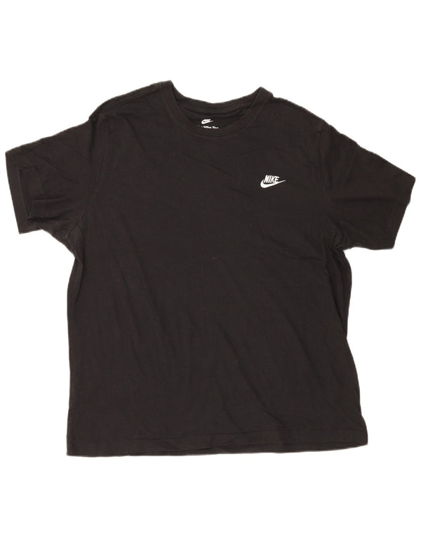 Camiseta Nike Hombre Top XL Algodón Negro