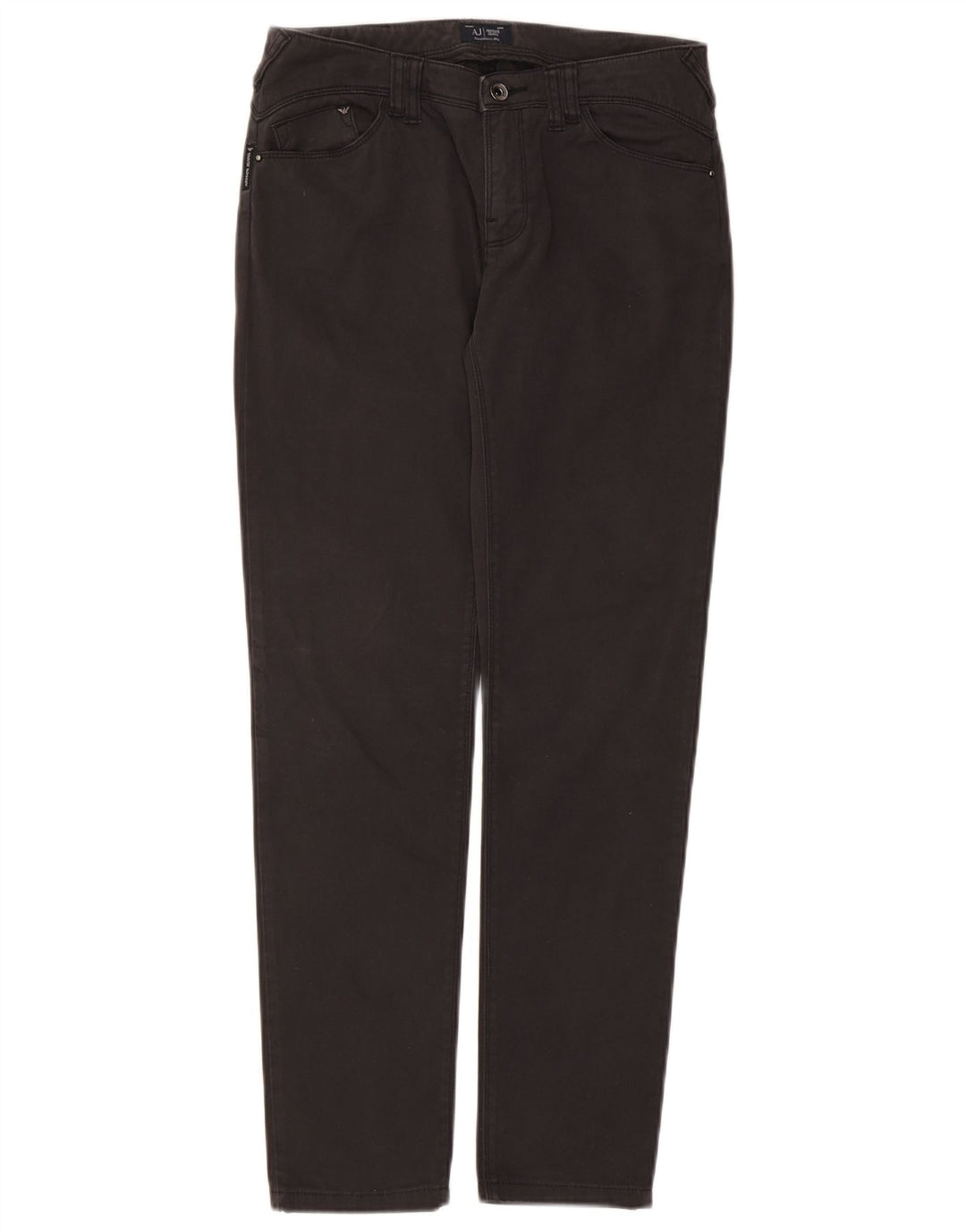 Vaqueros Armani Mujer Slim W28 L28 Algodón Negro