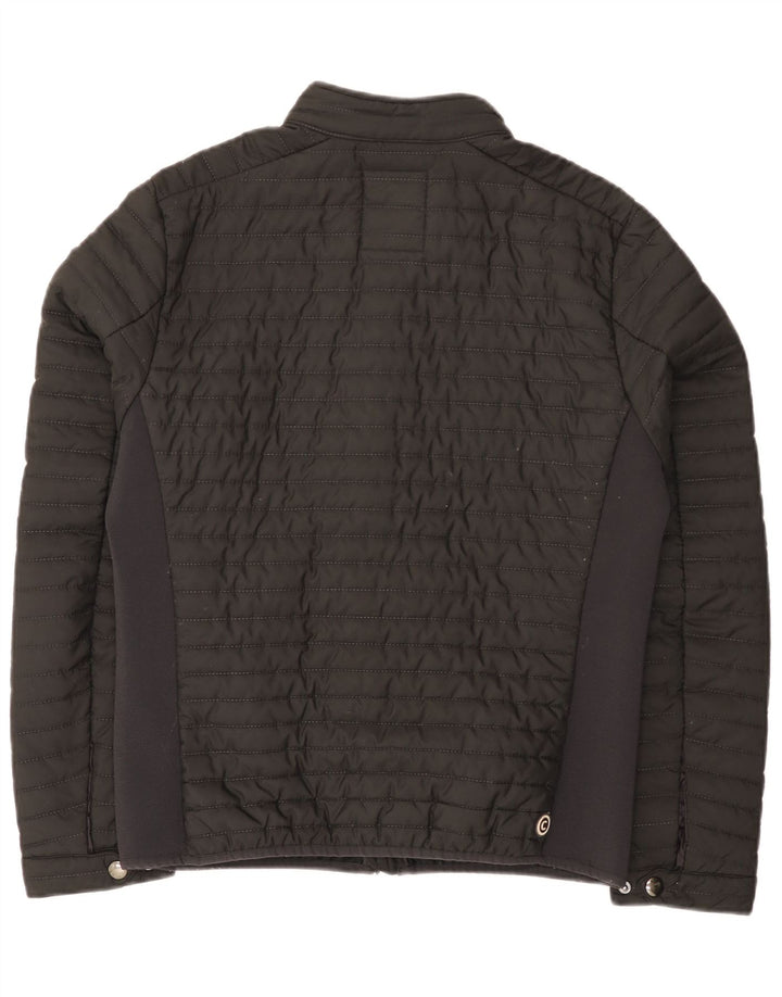 Colmar Hombre Chaqueta Acolchada IT 52 Large Poliéster Color Block Negro