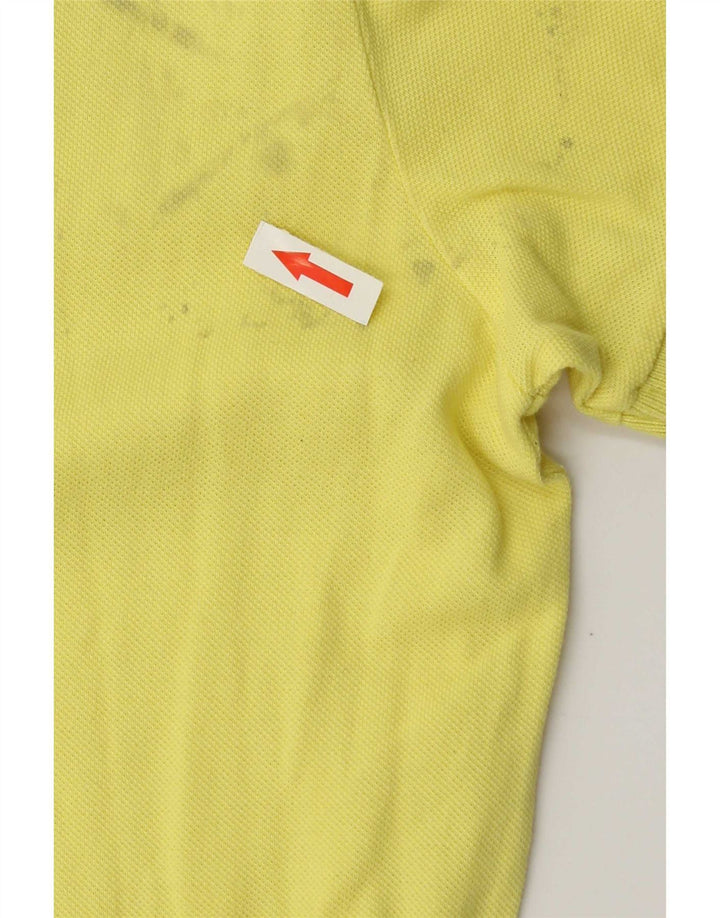 Diadora Polo Hombre Grande Amarillo Algodón