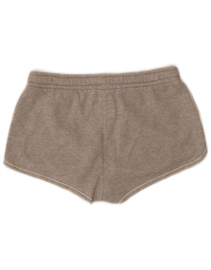 JACK WILLS Pantalones cortos deportivos para mujer UK 10 Small Grey Cotton