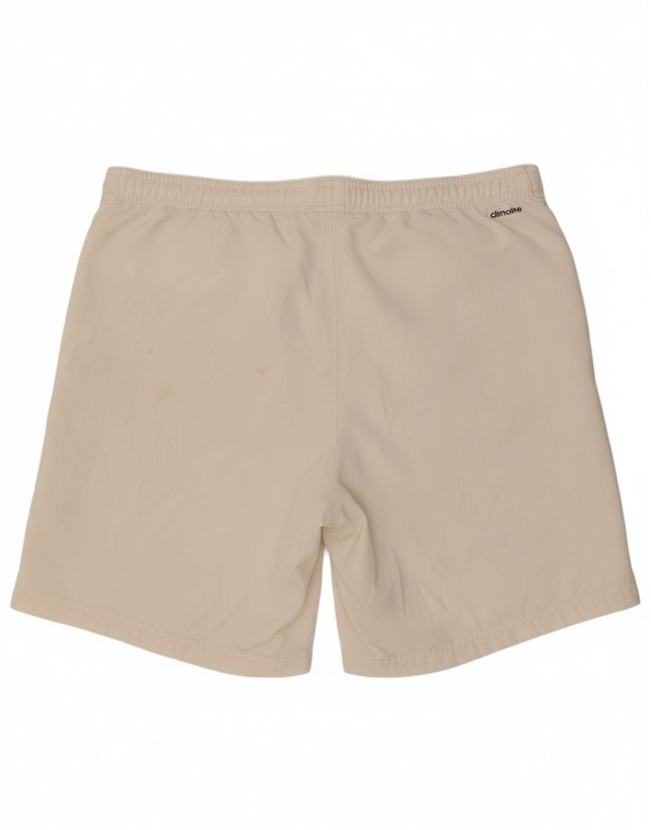ADIDAS Mens Climalite Sport Shorts Medium White Polyester