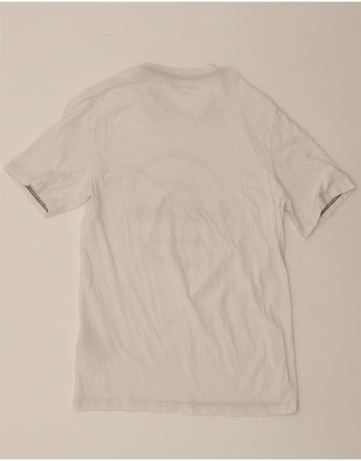 JACK & JONES Mens Graphic T-Shirt Top Large White Cotton Vintage Jack & Jones and Second-Hand Jack & Jones from Messina Hembry 