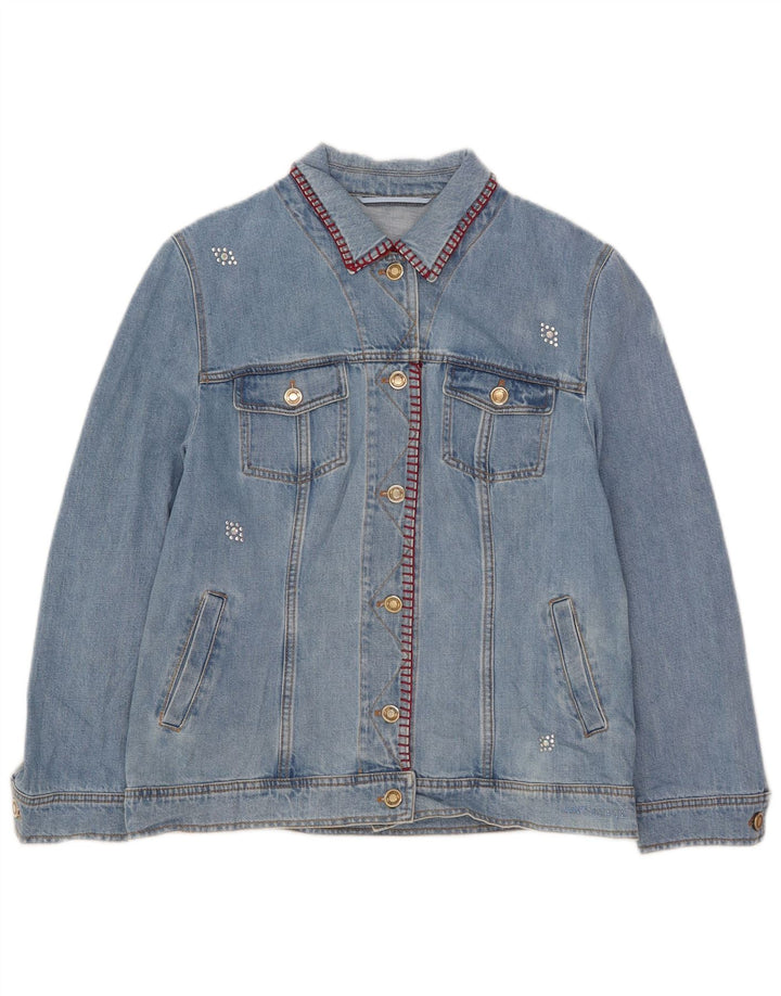 Antonette Chaqueta Vaquera para Mujer UK 40 XL Algodón Azul