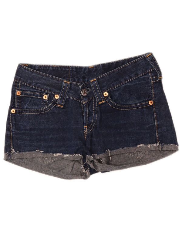 Levi's Mujer 927 Shorts De Mezclilla W28 Azul Marino Medio