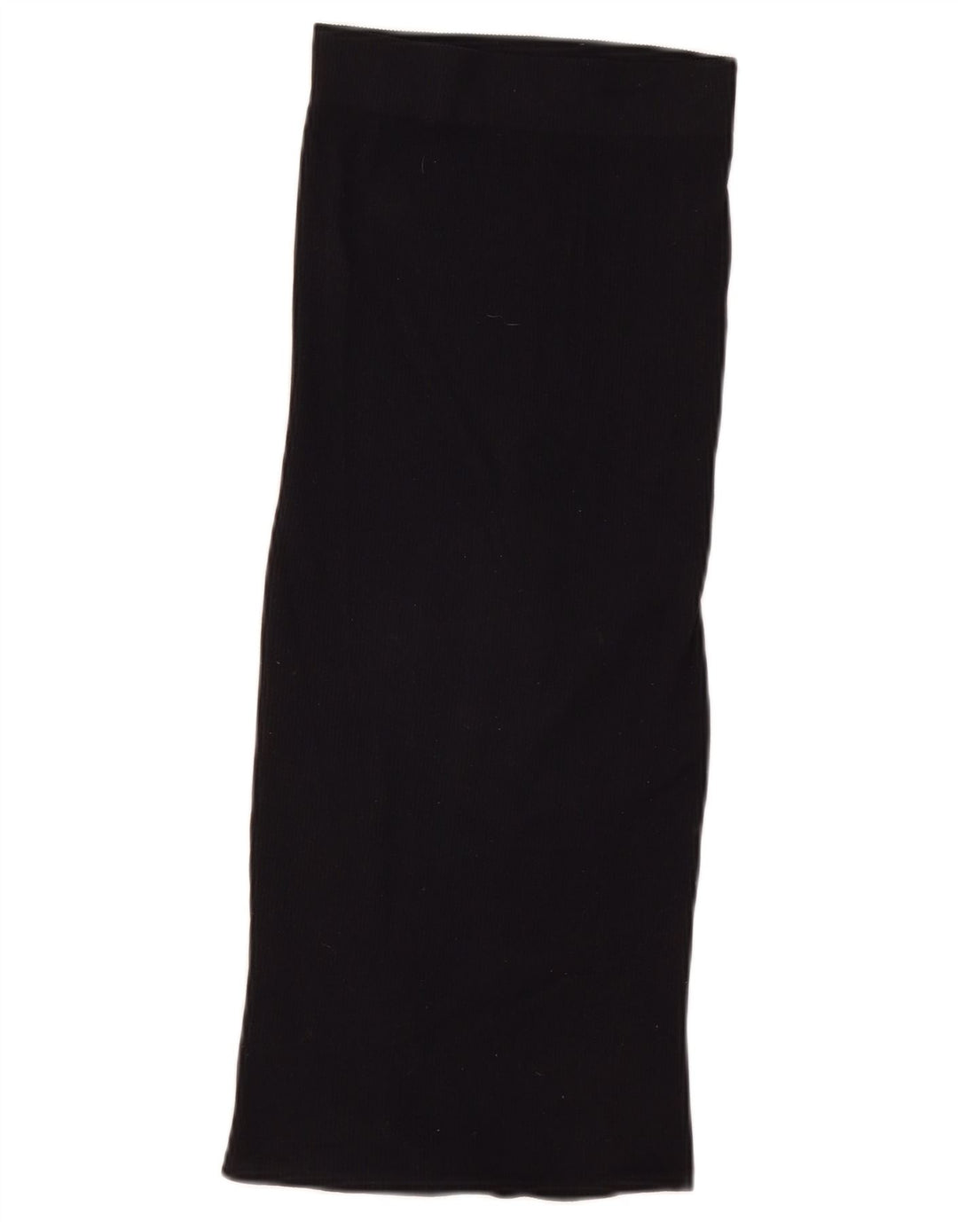 Zara Mujer Maxi Falda Pequeña W26 Nylon Negro