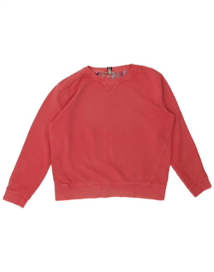 Joules Sudadera para mujer Jumper UK 12 Medium Pink Cotton