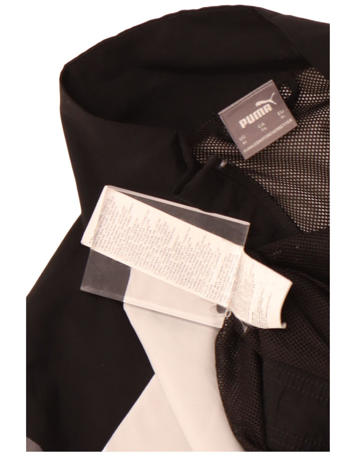 Puma Hombre Chándal Top Jacket XL Negro Colorblock Poliéster