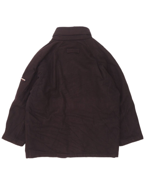 Abrigo Ivy Oxford para hombre IT 50 grande lana azul marino