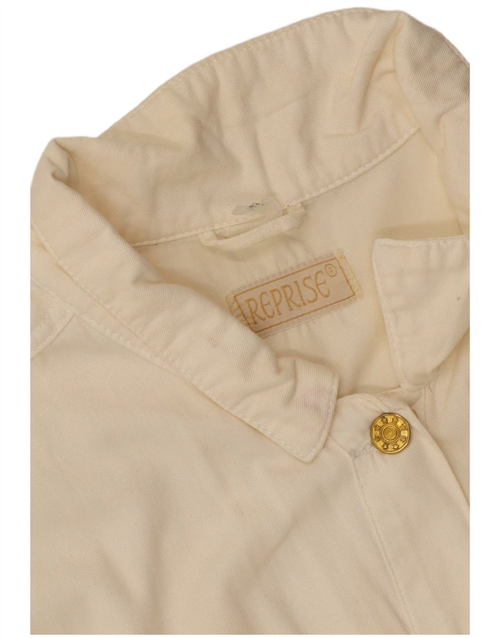 Reprise Chaleco vaquero para mujer UK 46 Large Off White