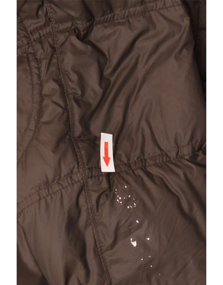 Brema Chaqueta acolchada con capucha para hombre IT 52 XL Nylon marrón