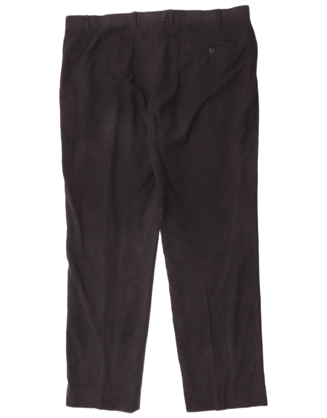 Marks & Spencer Pantalón de traje con pinzas para hombre W42 L33 Lyocell azul marino