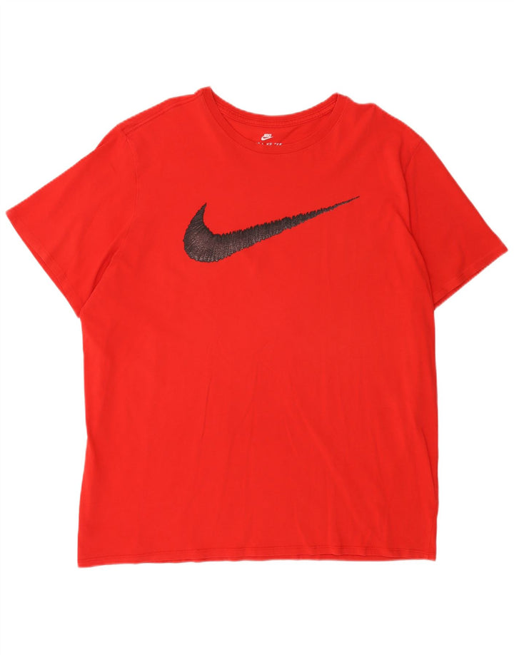 Nike Camiseta gráfica de corte atlético para hombre, 2XL, rojo