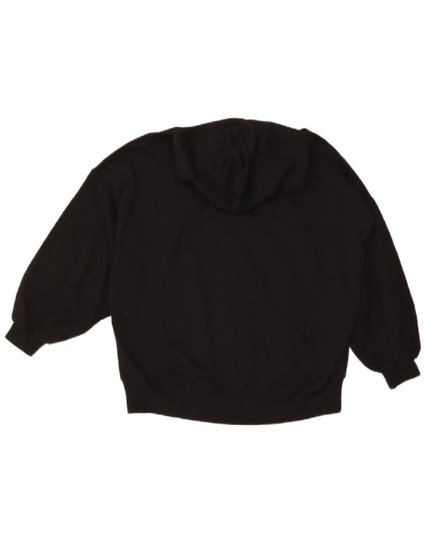 Gola Jersey con capucha extragrande y gráfico para mujer UK 44 Medium Black Tie Dye