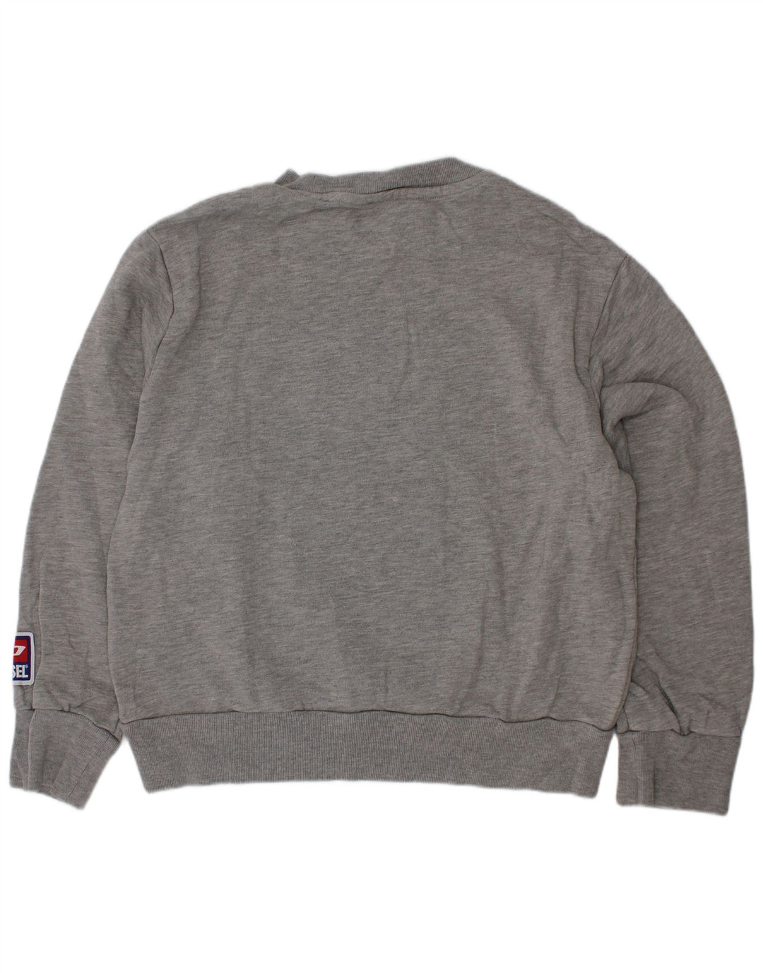 Diesel Boys Graphic Sudadera Jumper 7-8 Años Gris Algodón