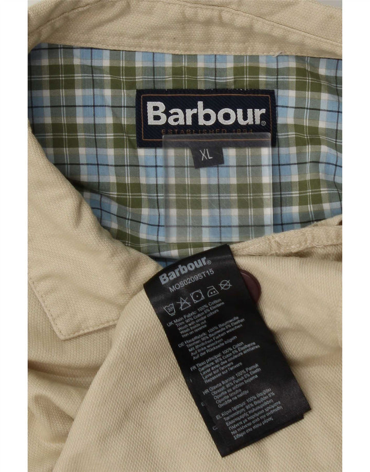 Barbour Chaqueta utilitaria para hombre UK 42 XL Algodón beige
