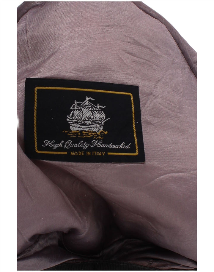 Gorra plana vintage para hombre gris medio Herringbone Classic