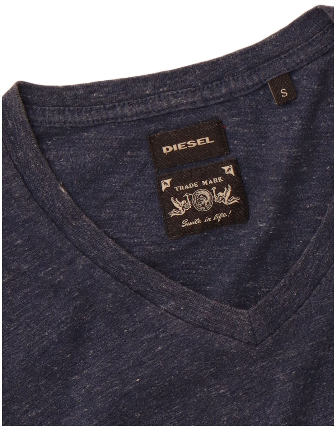 DIESEL Camiseta Top Small Azul Marino Moteado Hombre