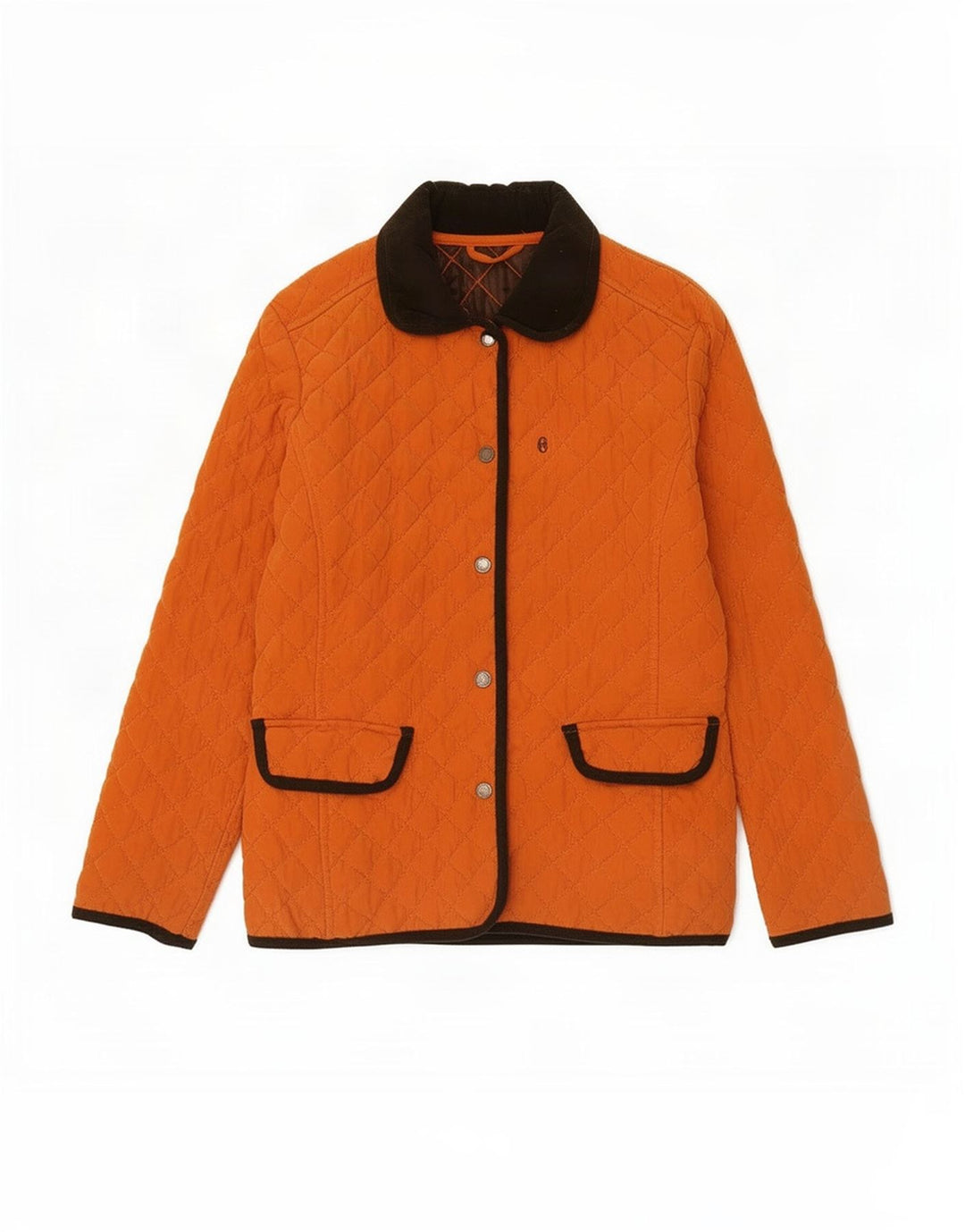 Chaqueta acolchada para mujer Conte of Florence IT 44 Poliéster naranja medio