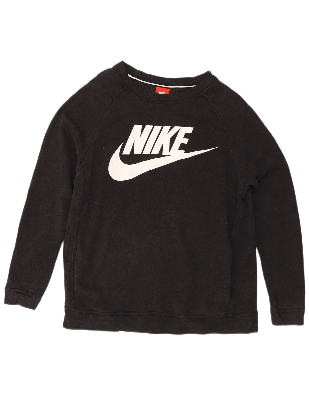 Nike - Sudadera gráfica para mujer, talla 40, talla M, color negro