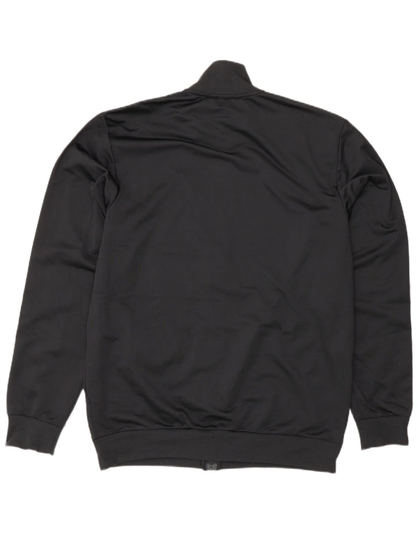Adidas Mens Primegreen Chándal Top Chaqueta UK 44/46 Grande Negro Poliéster