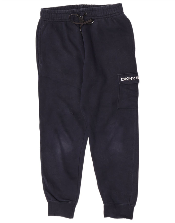 Dkny Hombre Pantalones De Chándal Cargo Joggers Medium Azul Marino Algodón