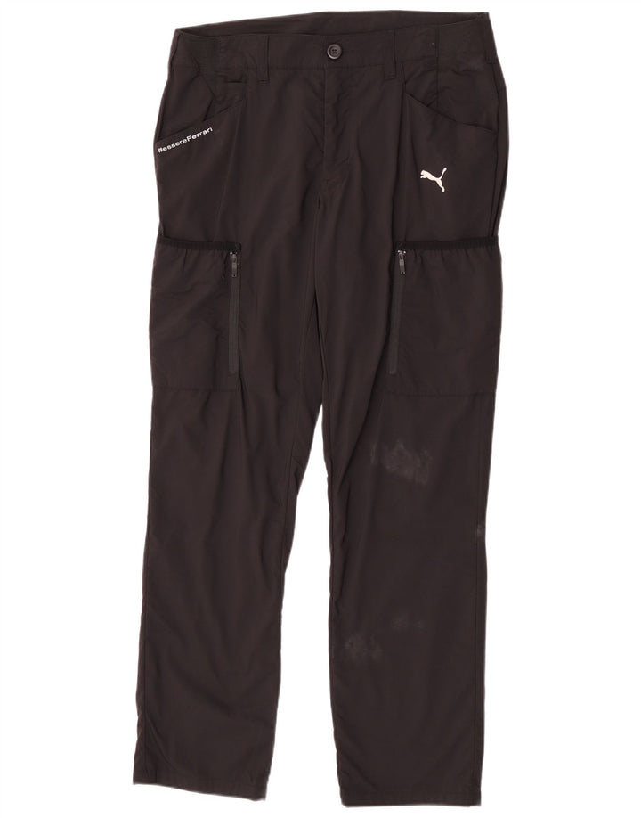 Pantalones Puma Hombre Ferrari Straight Cargo W34 L32 Poliamida Negra